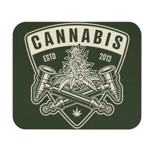 Mouse Pad (Rectangle) Cannabis