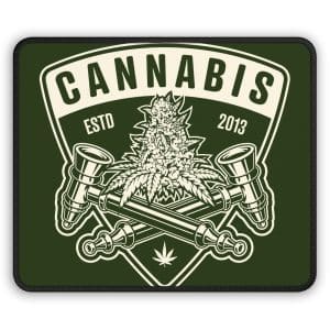 Gaming Mouse Pad Cannabis