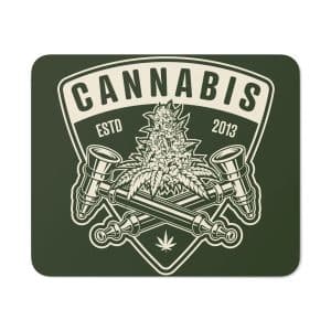 Desk Mouse Pad Cannabis